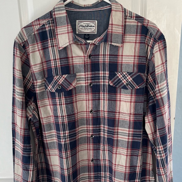 Flag & Anthem Other - NWT Flag and Anthem Plaid Casual Button Down Shirt XXL